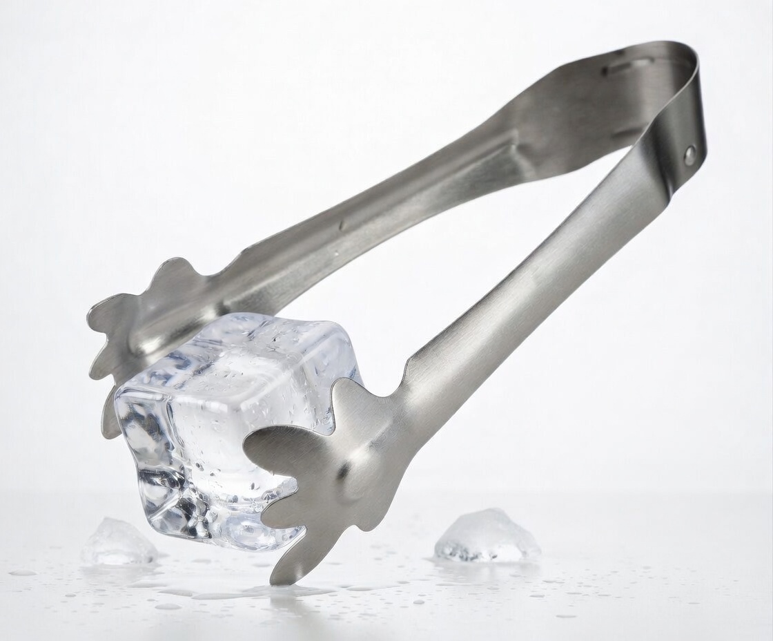 6 PINZAS PARA HIELO 16.5X2CM. ACE. INOX. ENVÍO GRATIS