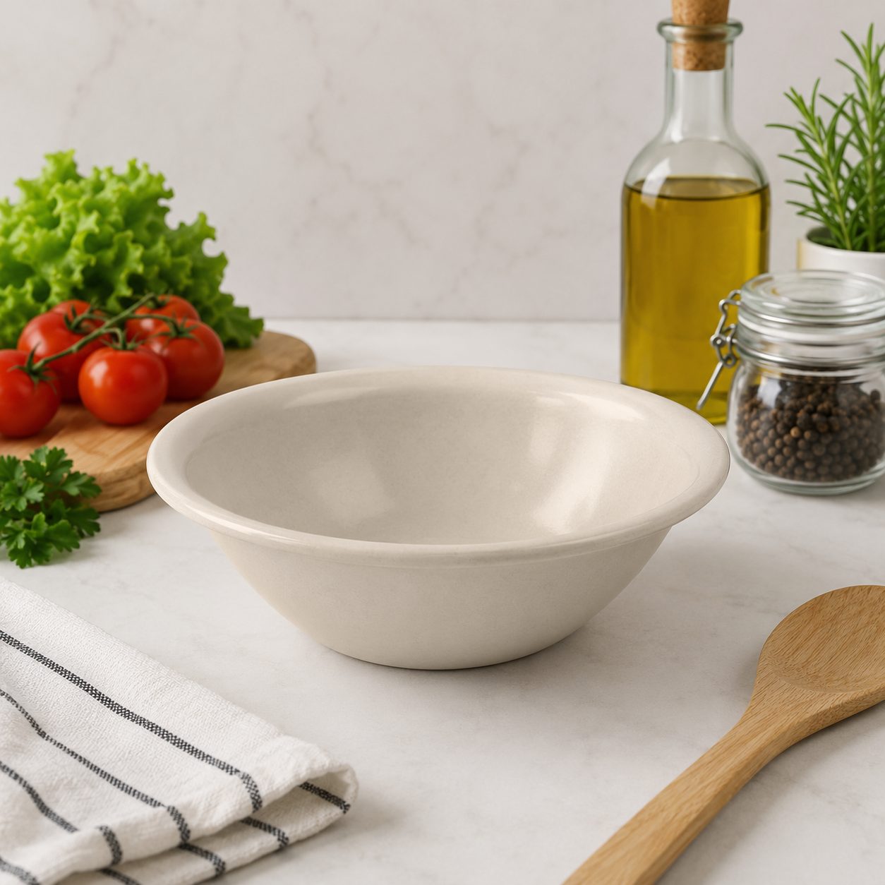 CAJA DE 96 TAZONES ENSALADA 6" INST. BEIGE D008, ENVIO GRATIS