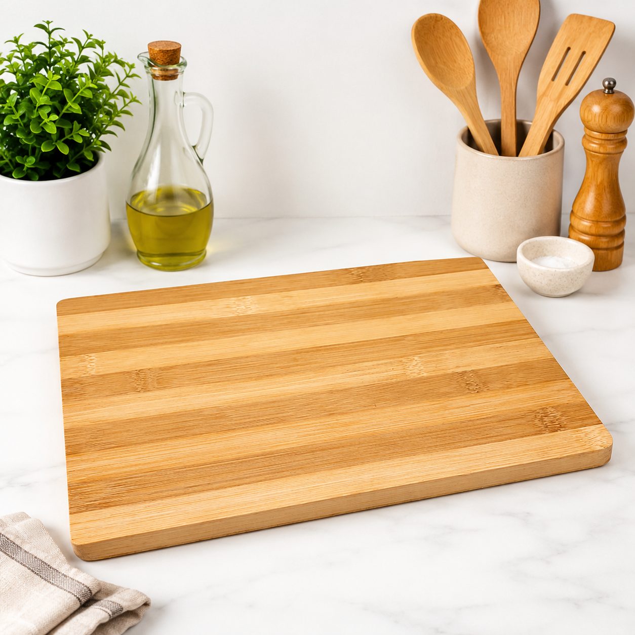 CAJA DE 12 TABLAS DE BAMBU PARA PICAR 34x24x1.7CM, ENVIO GRATIS